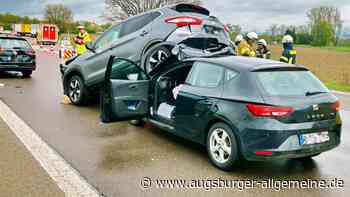 Schwerer Unfall mit mehreren Autos auf der A7 bei Nersingen