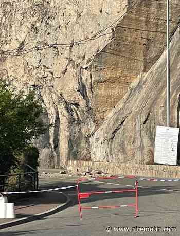 Éboulement à Roquebrune-Cap-Martin: la RD 6098 rouverte à la circulation