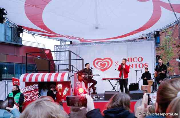 Premiere in Hamburg: Langnese und Nico Santos läuten mit „Like Ice In The Sunshine“ den Sommer ein
