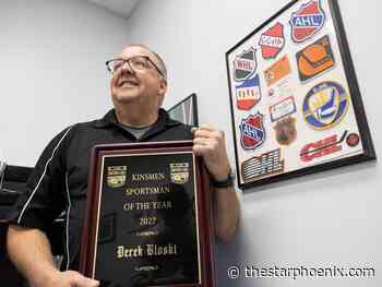 Derek Bloski follows his dad as Kinsmen Sportsman of the Year recipient