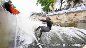 Surferparadies: Leinewelle in Hannovers Altstadt eröffnet