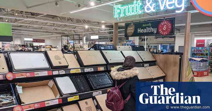 More fruit and veg shortages to come as weather in UK and Spain hits crops