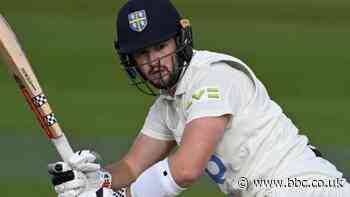 County Championship: Ollie Robinson ton has Durham on top against Derbyshire