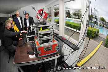 Blitze auf Knopfdruck bei den Nachtansichten in Bielefeld