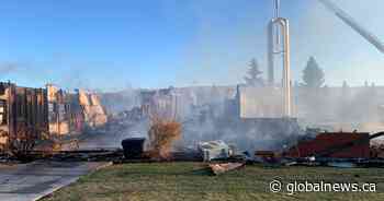 RCMP investigating ‘suspicious’ fire at church in eastern Alberta hamlet