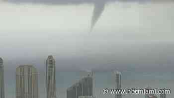 Waterspout Briefly Spotted in Waters Off Coast of Sunny Isles Beach