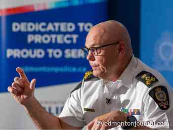 Edmonton police chief says 30 per cent of city homicides are gang-related