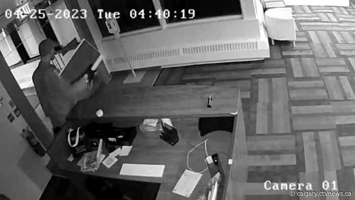 Alleged thief wearing stolen security uniform breaks into multiple Calgary businesses