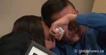 Man injured by Edmonton police kick to head weeps after Crown declines charges