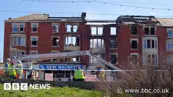 Blackpool fire: Arson arrests after hotel blaze