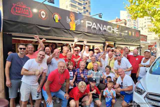 Bekergekte aan de Costa Blanca: Antwerp Supporters Club Benidorm volgt finale op boogscheut van het strand