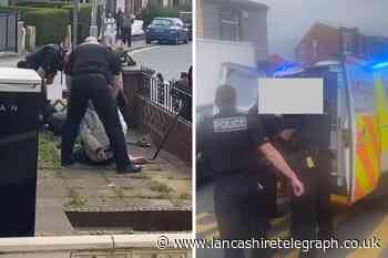 Police respond after Blackburn double arrest videos are shared