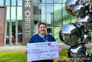 Blackburn charity makes £10,000 donation to Christie hospital