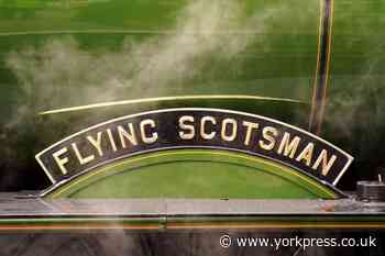 When can you see the Flying Scotsman in York and Skipton?