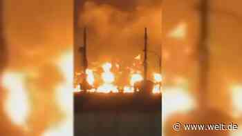 Russischer Gouverneur meldet Brand von Treibstofftank auf der Krim