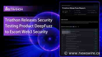 Triathon Releases Security Testing Product DeepFuzz to Escort Web3 Security