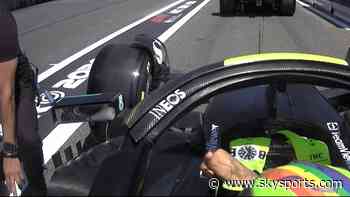 Thumbs up | Hamilton thanks cameraman for help