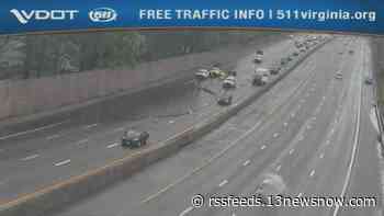 Flooding closes lanes on I-264 in Norfolk