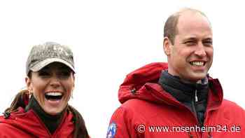 Betont locker zum Hochzeitstag: William und Kate auf Rädern