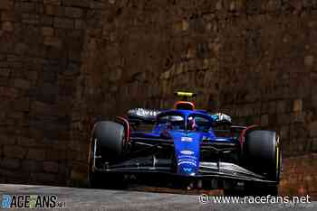 Sargeant withdrawn from sprint race as Alpine confirms pit lane starts for Ocon | 2023 Azerbaijan Grand Prix