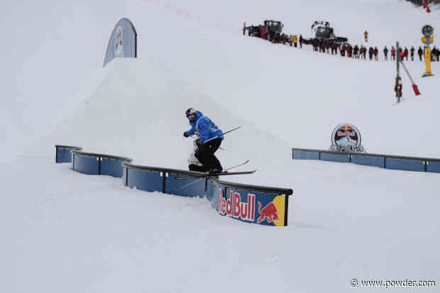 Watch: Pro Skier Shocks Crowd With Mind-Bending Rail Trick