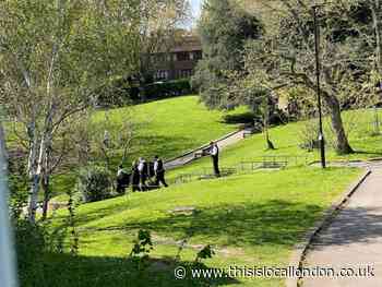 Man found with 'plastic sword' in Maygrove Peace Park