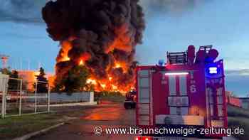 Drohnenattacke: Großbrand in Treibstofflager auf der Krim