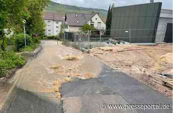 POL-PIBIN: Vollsperrung in Bingen nach Wasserrohrbruch