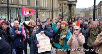 Annual Tyne and Wear May Day rally draws crowds in Newcastle city centre as unions unite over cost of living crisis
