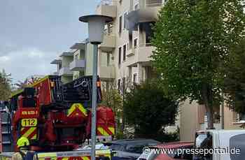 FW Konstanz: Gebäudebrand im Paradies