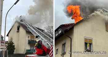 Kronach: Haus in Vollbrand - Polizei äußert sich zur Ursache, Verkehrsbehinderungen in der Stadt