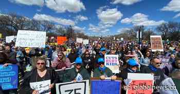 Thousands rally in Regina for increased education funding