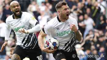 Derby County 1-1 Portsmouth: James Collins earns play-off chasing Rams a crucial draw