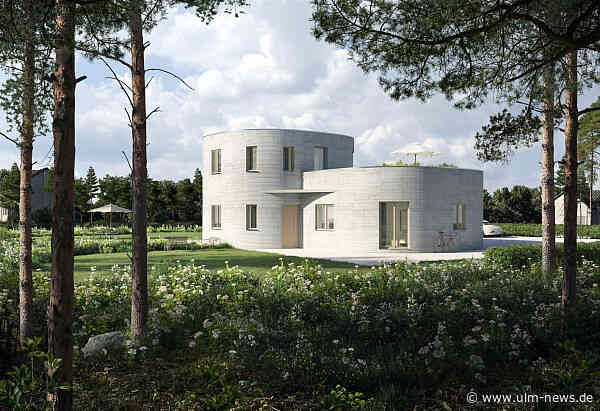 Einfamilienhaus wird Sommer in Witzighausen gedruckt