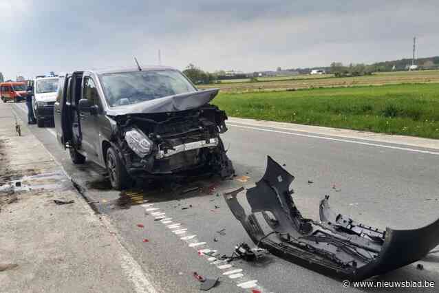 Grote materiële schade bij kop-staartaanrijding