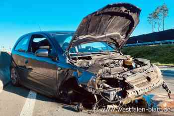 Unfall auf A33 zwischen Steinhagen und Künsebeck: Fahrer hatte Alkohol getrunken