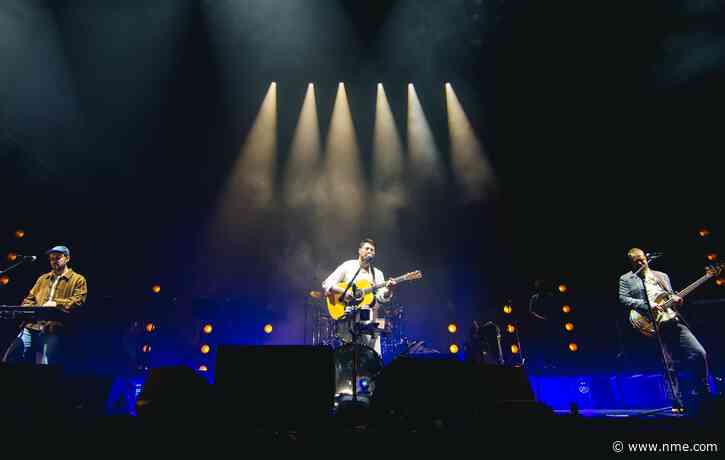 Watch Mumford & Sons play their first public gig since the departure of Winston Marshall