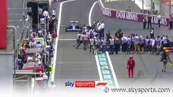 'Total and utter shambles' as Ocon drives into pit lane full of people!