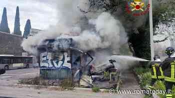 Incendio al Verano: distrutto chiosco bar