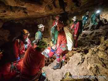 "C'est l'urgence qui prime": on s'est plongé dans une grotte pour un exercice de secours avec le Spéléo Secours Français