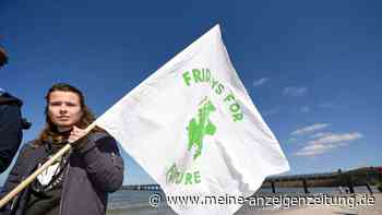 Demonstration auf Rügen gegen LNG - Luisa Neubauer dabei