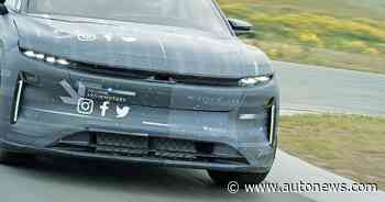 Lucid begins testing Gravity prototype