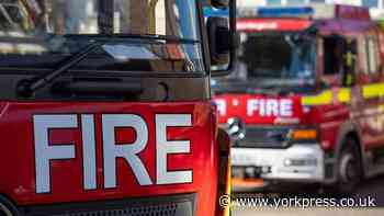 A170 blocked both way near Marton due to house fire