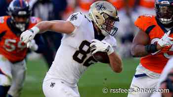 Broncos trade for Saints tight end Adam Trautman