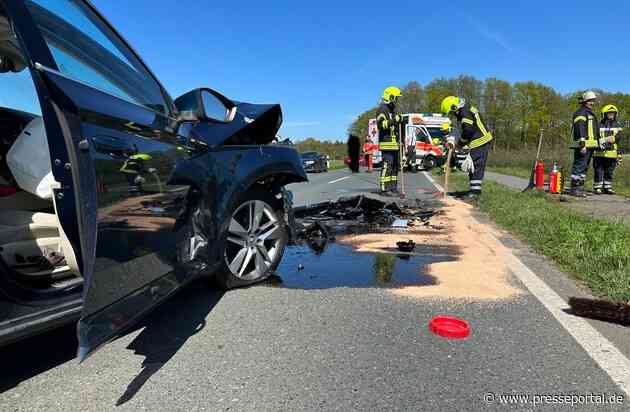 FW Flotwedel: Verkehrsunfall mit Todesfolge - Zwei PKW kollidieren auf L311 zwischen Eicklingen und Wienhausen