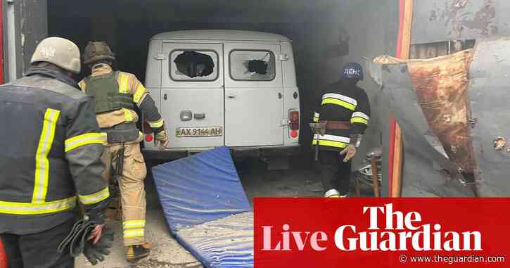 Russia-Ukraine war live: heavy shelling reported in Kharkiv region after overnight attacks in Kherson