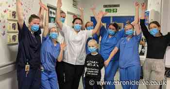 Gateshead mum hails doctors and nurses of Great North Children's Hospital after six-year-old son gets all clear from cancer