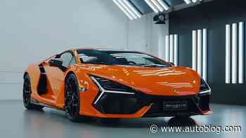 Lamborghini Revuelto gets its closeup, makes some noise
