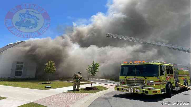 Home on Inspiration Point Drive catches on fire; Investigators working to determine cause