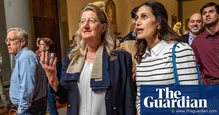 Florida principal who lost job over ‘pornographic’ David statue visits Italy